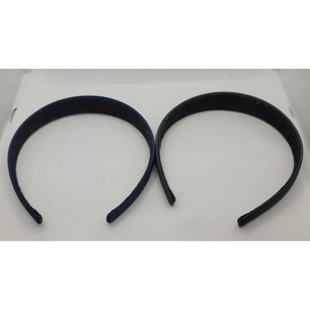 Headbands Blue and Black Material Vintage